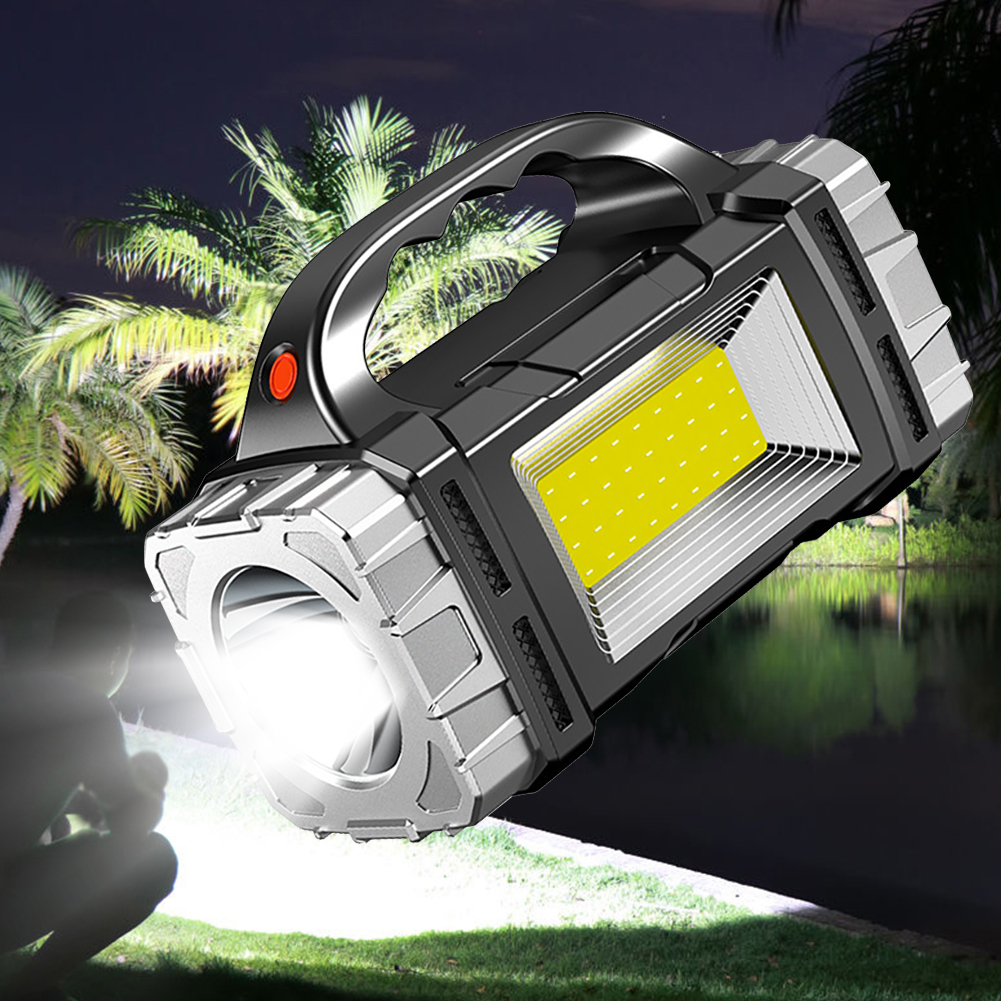 Rozoa Senter LED Camping Lamp Solar Power Bank Rechargeable - JY-2289