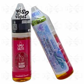 Berry Moon 15ml - Strawberry Gelato Salt Nic Liquid Vape By Lab51
