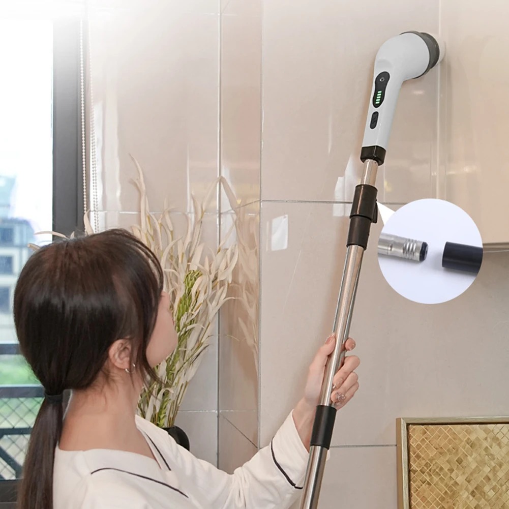 BALASHOV Sikat Pembersih Elektrik 6in1 Spin Scrubber Cordless - JY-6010