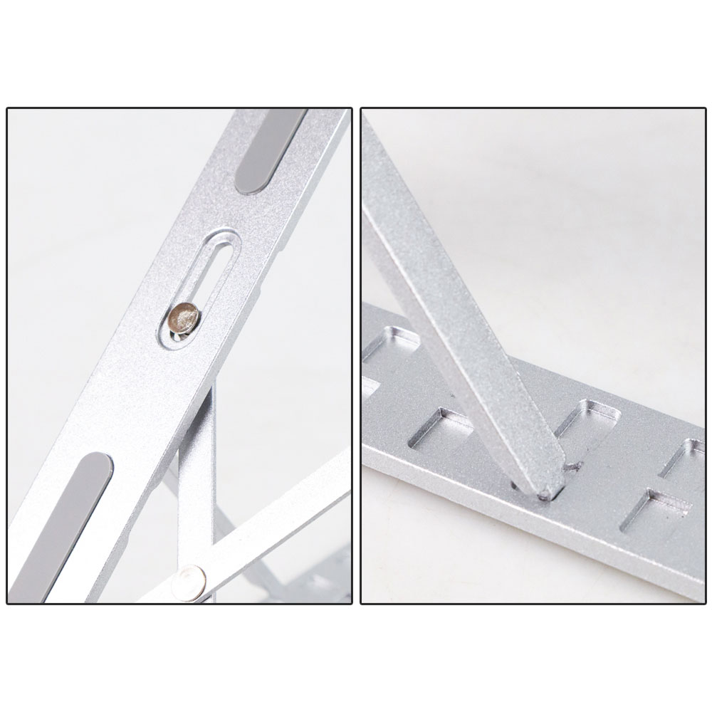 Xunbeifang Laptop Stand Aluminium Foldable Adjustable 10 Gear - H-018