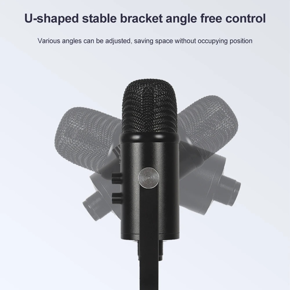 LEEDOAR Mikrofon Kondenser USB Condenser Microphone with Arm Stand - BM-86