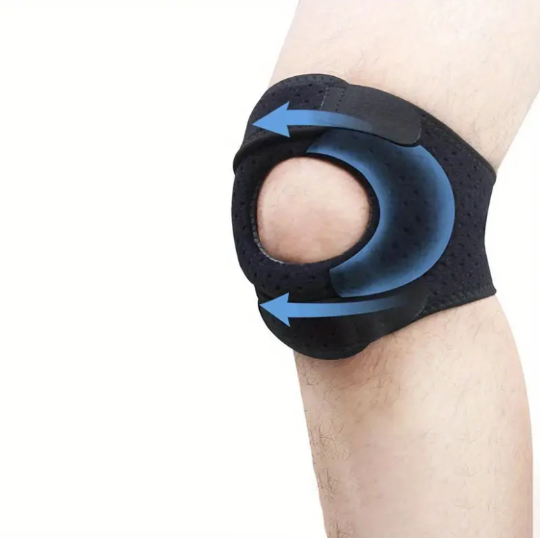 ZHUIWEI Knee Pad Shock Absorption Strap Silicon Sport Pelindung Lutut - VG96929