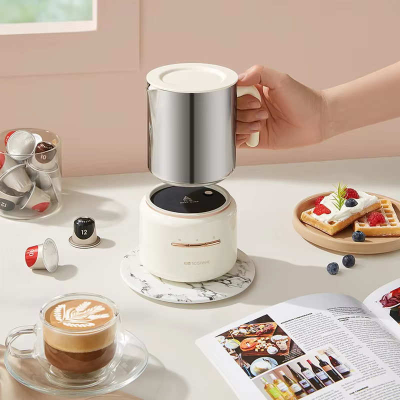 SCISHARE Electric Milk Foamer Pembuat Busa Kopi Susu 550W - S3103