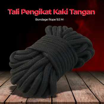 BLACKWOLF Tali Pengikat Kaki Tangan BDSM Bondage Rope 9.5M - PCT7
