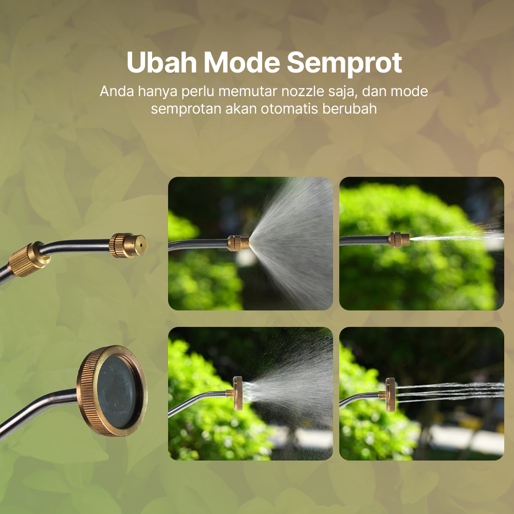 TOOVEM Semprotan Penyiram Tanaman Elektrik Adjustable Sprayer 2000mA - TV-200