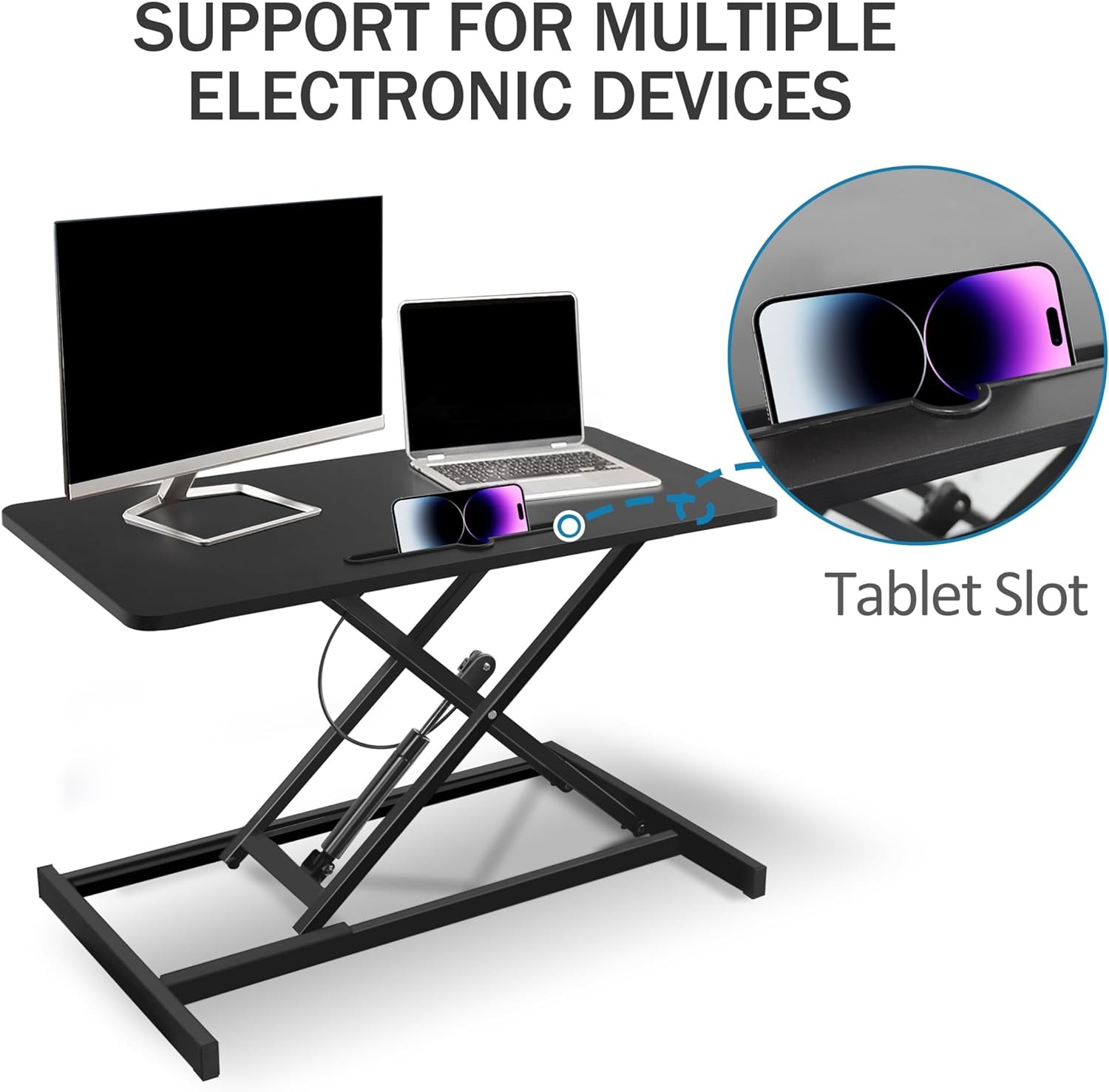 K-STAR Meja Lipat Laptop Foldable Bed Table Hydraulic Portable Desk - KS02