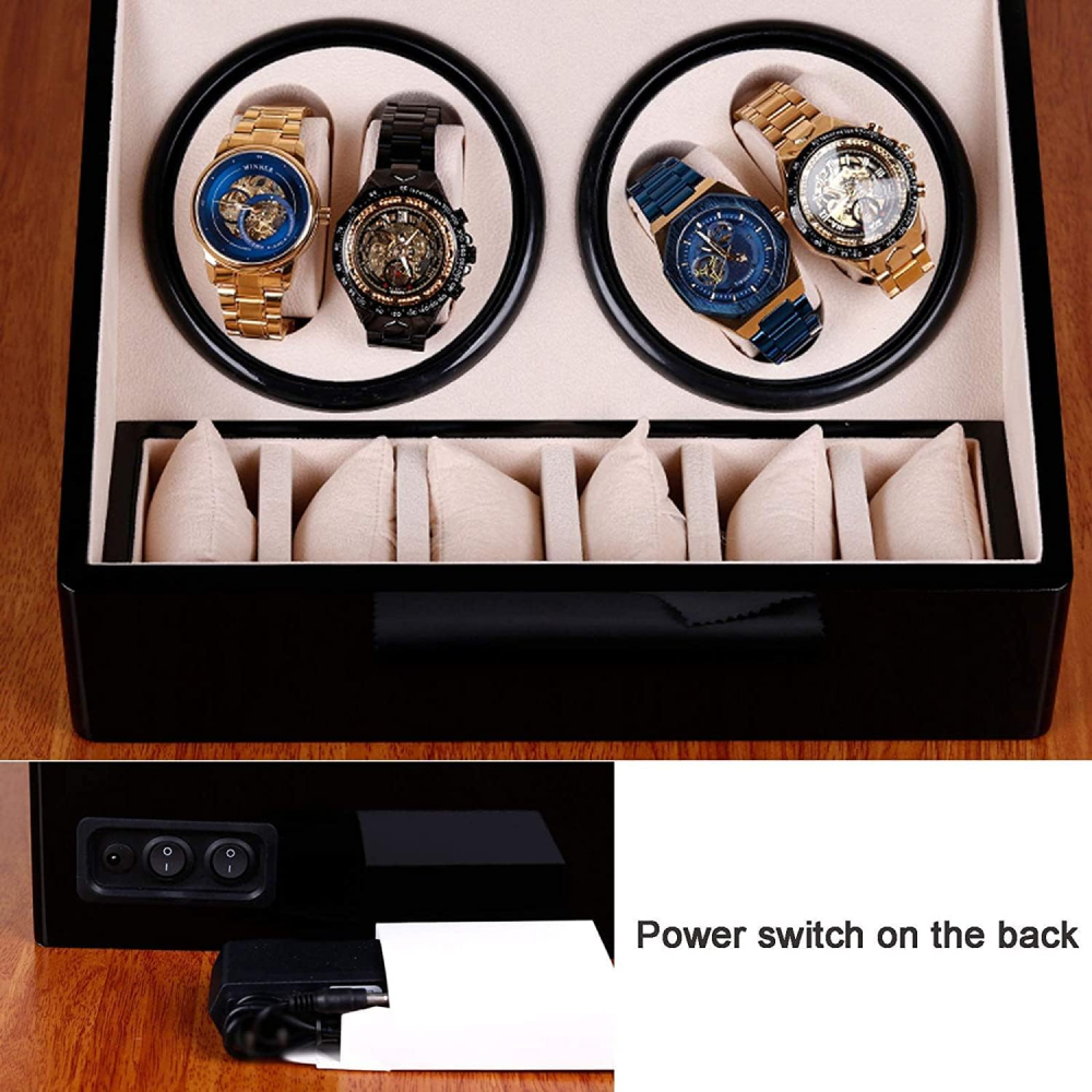 EB Kotak Display Jam Tangan Automatic Winding Watch Box 4 Slot - EB220