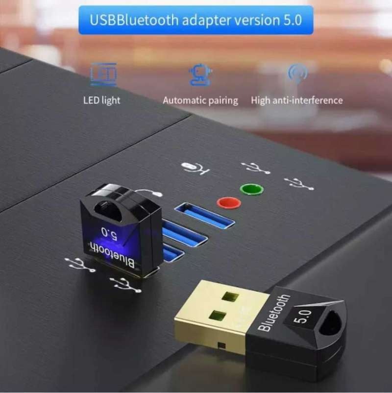 ESSAGER USB Dongle Bluetooth 5.0 Adaptor Wireless Transmitter - EBT50-MN01