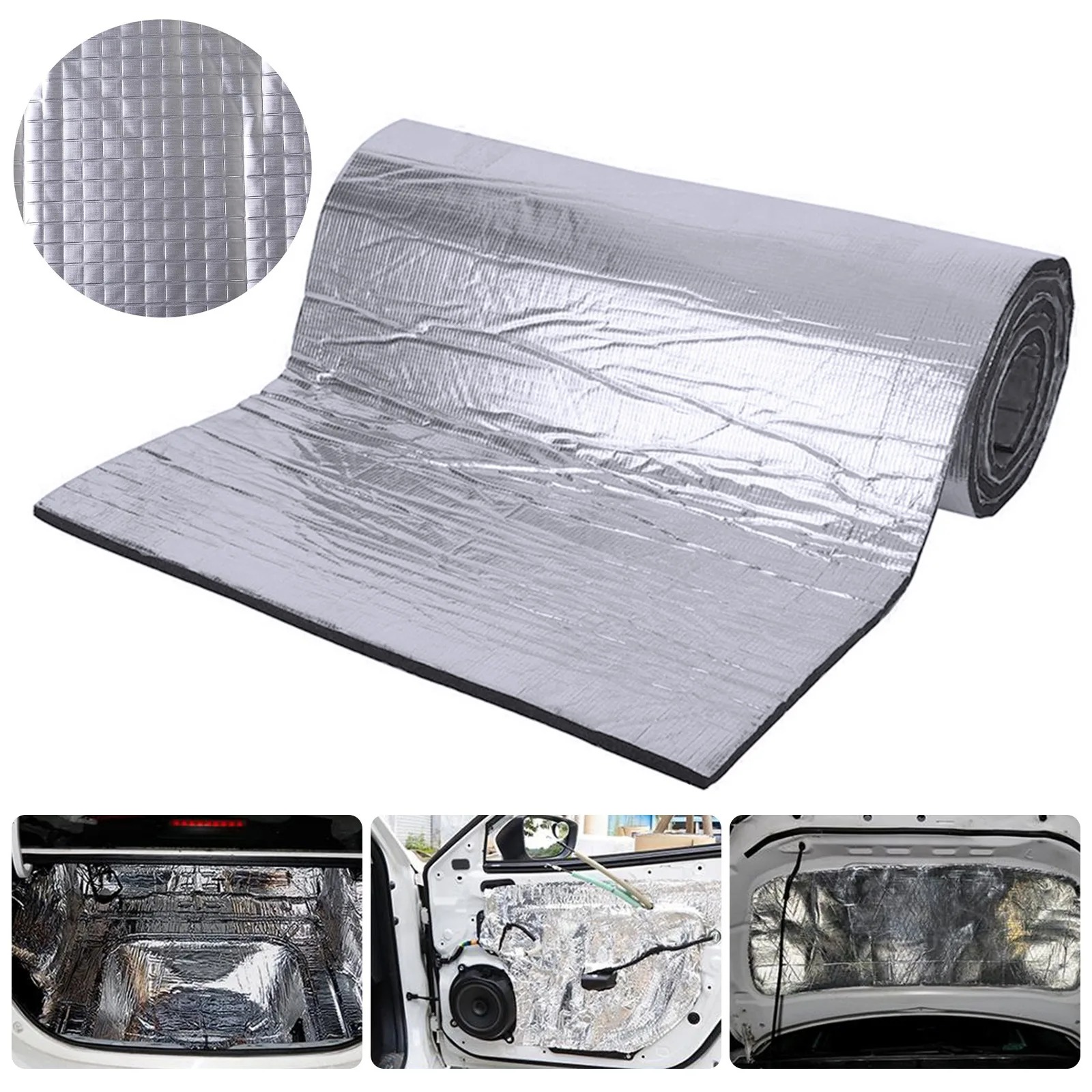 Podna Peredam Kebisingan Mobil Aluminium Foil Noise Insulation 2M 50cm - PD20