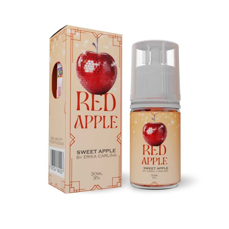 Jual Foom Red Apple 30ml 30mg - Liquid Salt by Erika Carlina