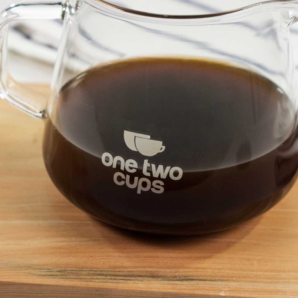 One Two Cups Teko Kopi Coffee Server V60 Drip Pour Borosilicate Glass - AI101 - Gambar 4