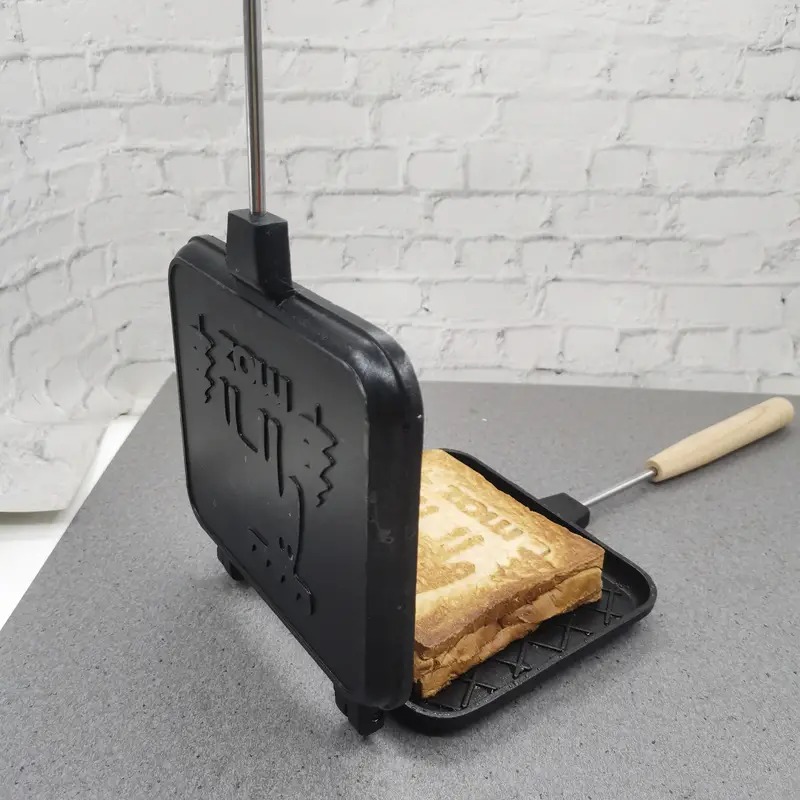 XIMER Cetakan Sandwich Maker Non-Stick Pan Double-Sided Engraving - X-14