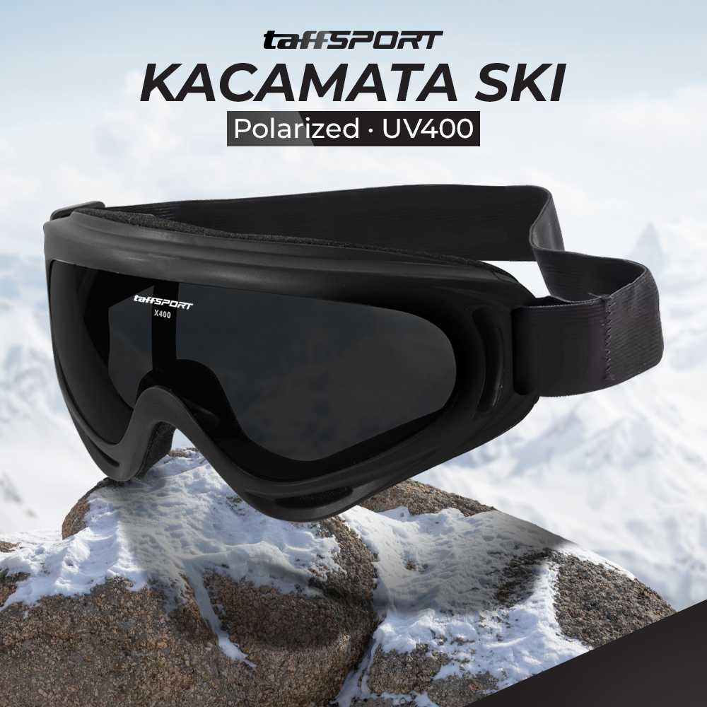 TaffSPORT Kacamata Helm Motor Goggles Ski Polarized UV400 Windproof - X400