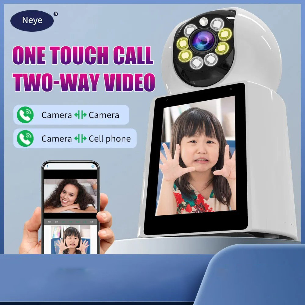 Neye Kamera CCTV IPS Screen Two Way Camera Motion Detection Key Call - S6-WF-AI4K