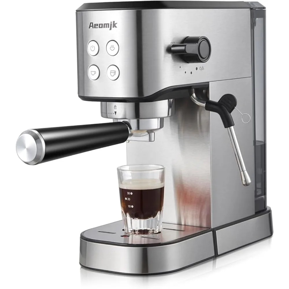 Aeomjk Mesin Kopi Espresso Coffee Maker Frothing 20 Bar 1350W - CM5020