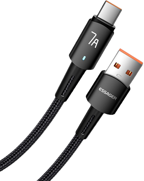 ESSAGER Kabel Data USB Type A to Type C Multifungsi Fast Charging 7A - ES-X16