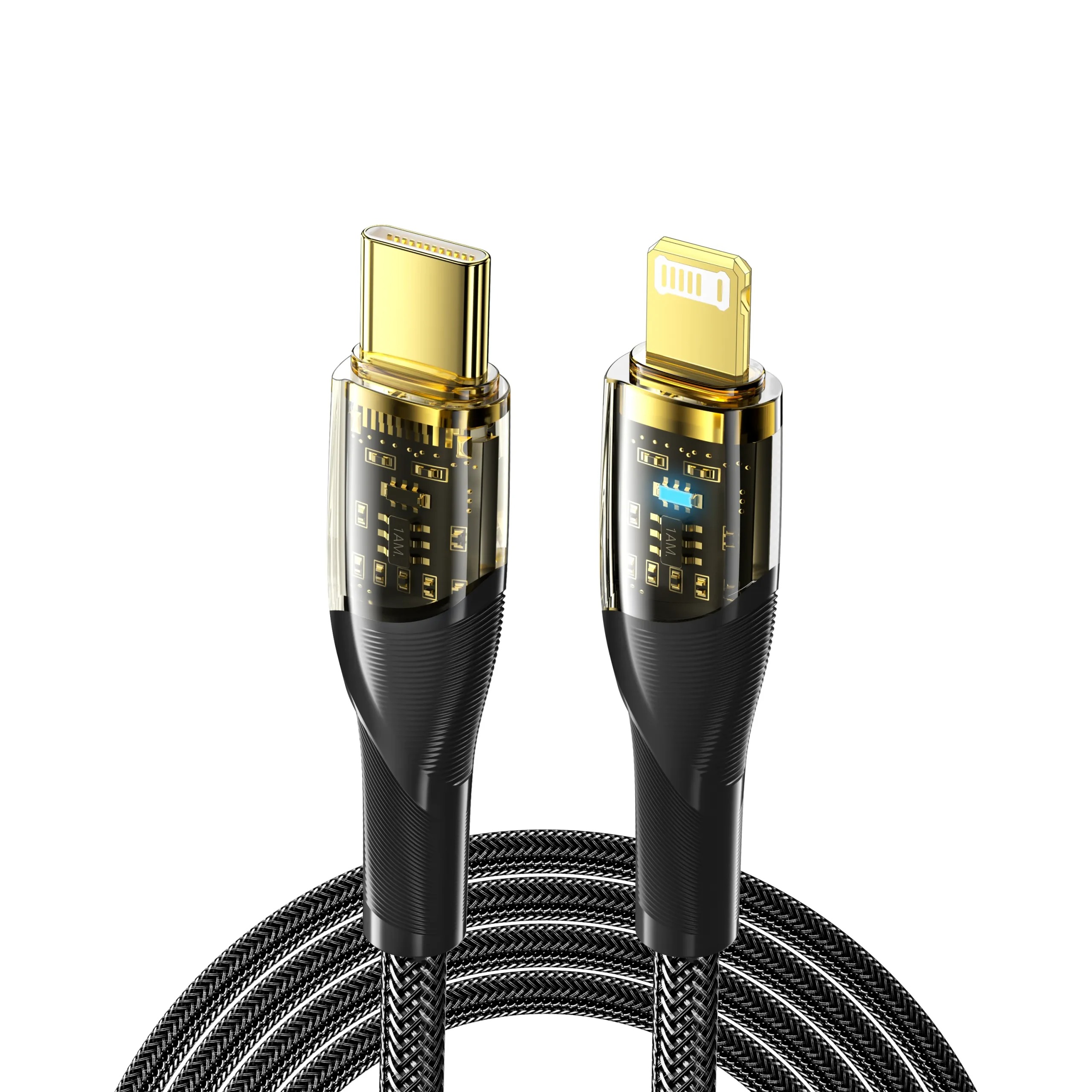 ESSAGER Kabel Data Type C to Lightning Quick Charging LED 29W 3A - ES-X29
