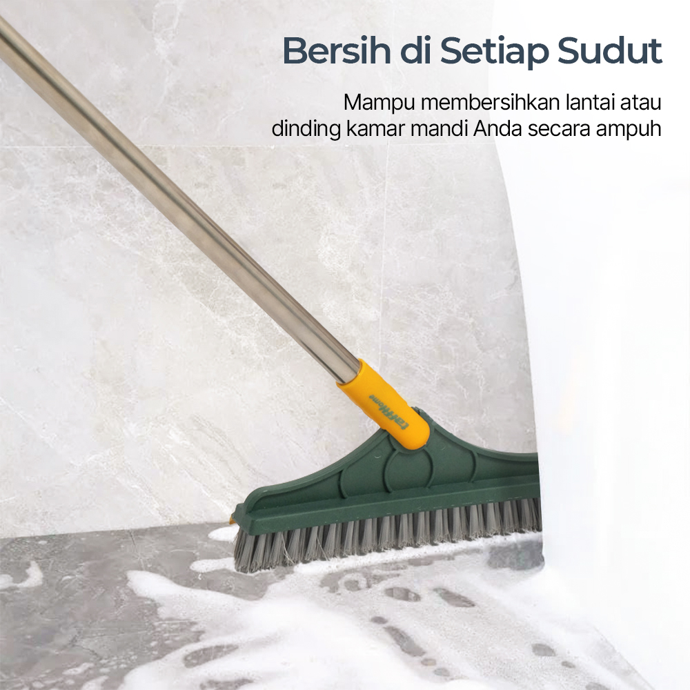 TaffHOME Sikat Pembersih Lantai 2 in 1 Floor Brush Bathroom Wall - TH-31