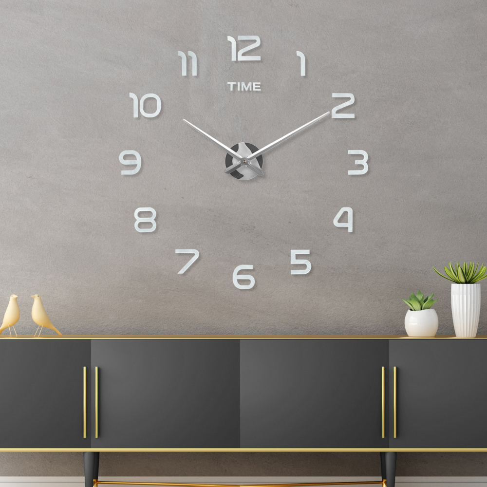 TaffHOME Jam Dinding Besar DIY Giant Wall Clock 80-130cm - DIY-105