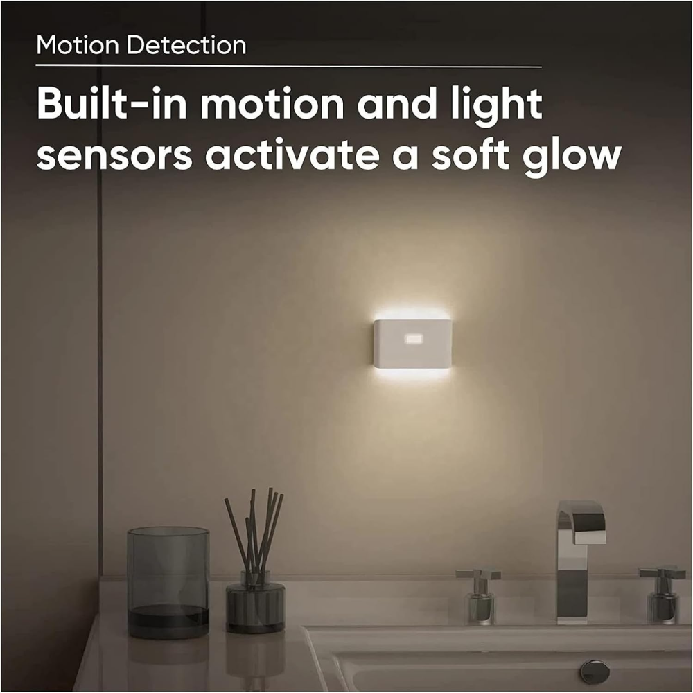 YTDMEN Lampu Dinding Hias Rumah Sensor PIR Square Warm White 2700K 5V - SX-SNL