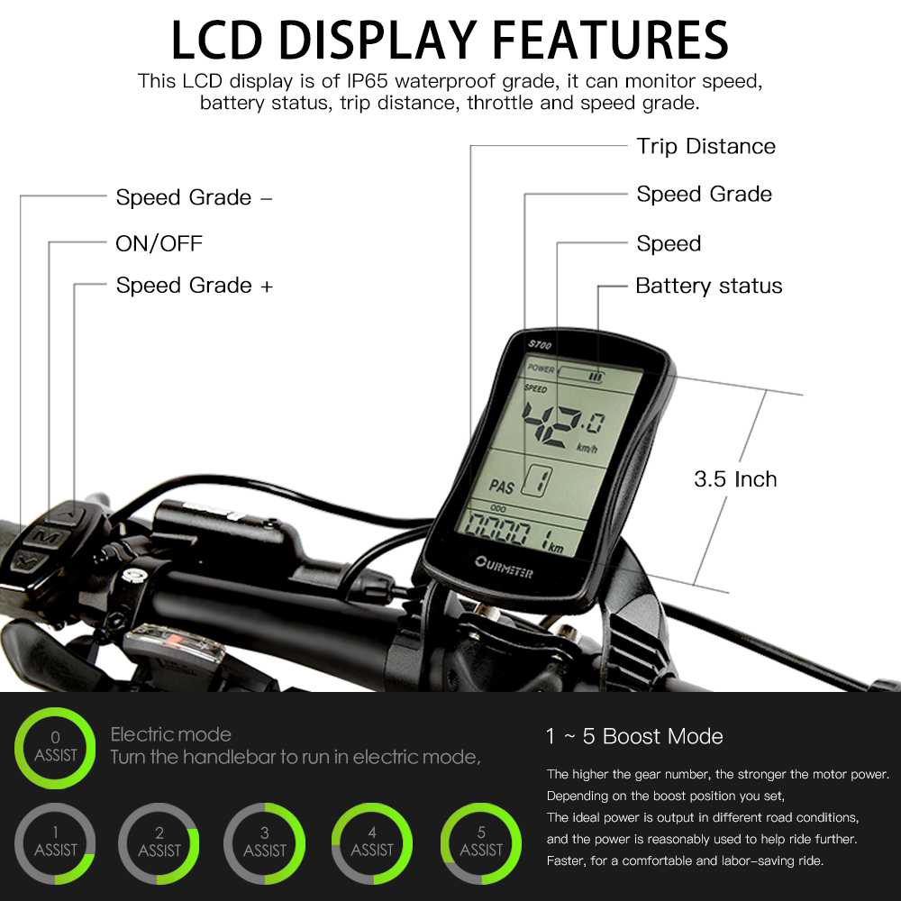 Lankeleisi Speedometer Sepeda LCD Screen T8 XC4000 XT750 XT600 - S700