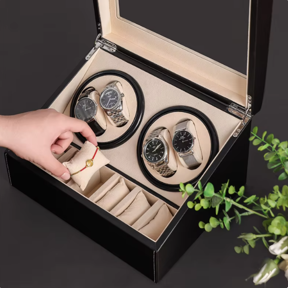 EB Kotak Display Jam Tangan Automatic Winding Watch Box 4 Slot - EB220