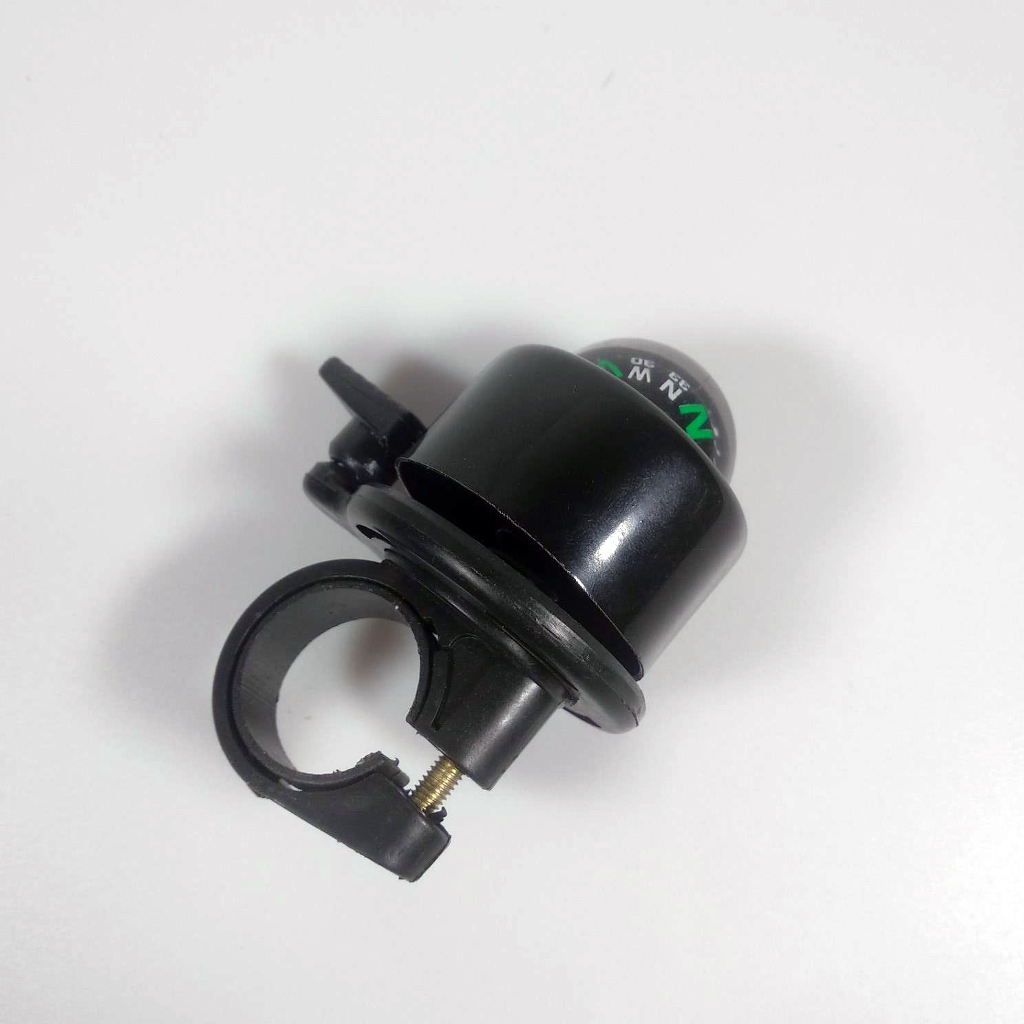 MTB Bell dan Kompas Sepeda Bicycle Compass with Trumpet Bell Aluminium - R2194