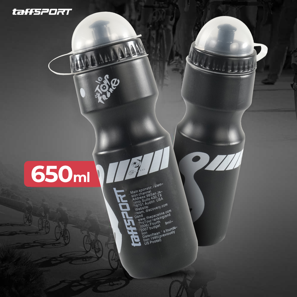 TaffSPORT Discovery Botol Minum Sepeda Olahraga with Dust Cover 650ml - 3026