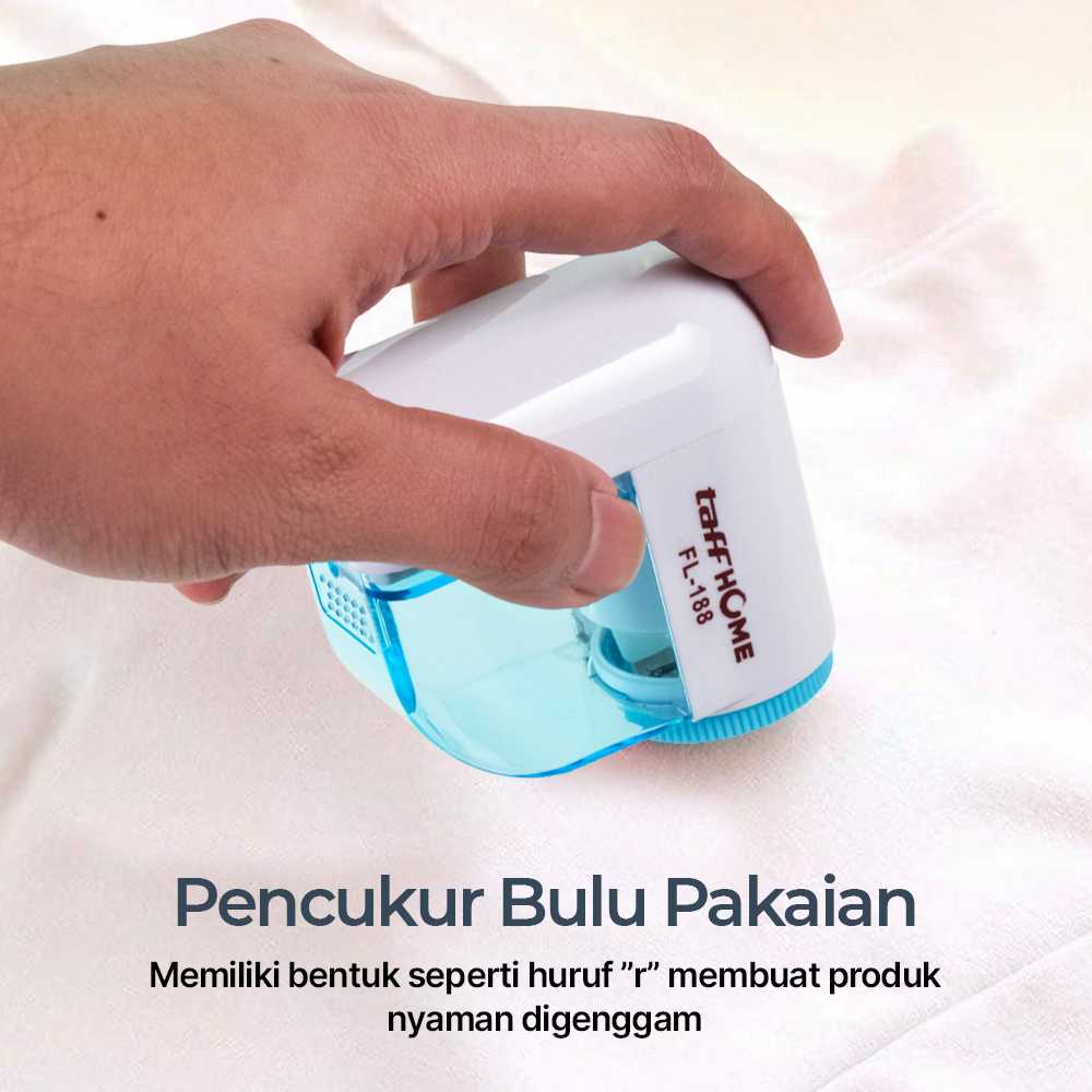 TaffHOME Pencukur Bulu Pakaian Electric Cloth Fabric Shaver - FL-188 - Gambar 3