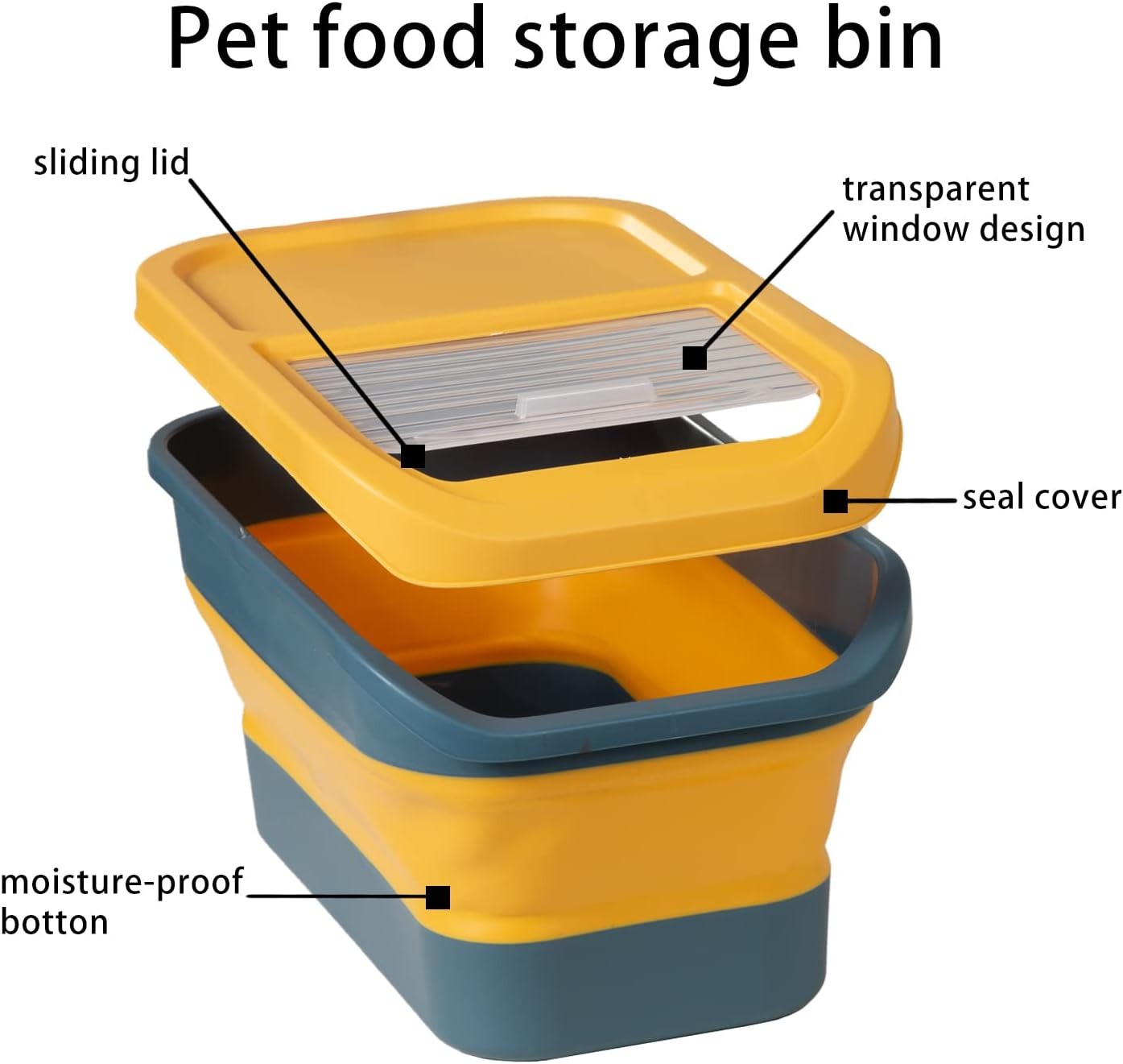 Slyz Tempat Beras Dispenser Rice Pet Food Container Insect Proof 10kg - Slyz26