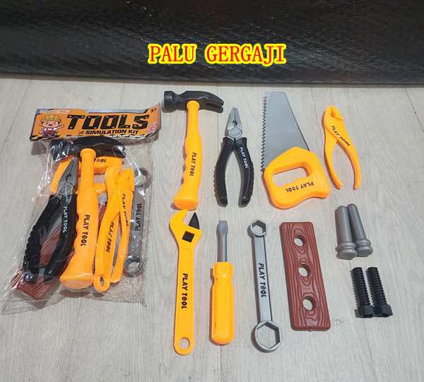 MAINAN TOOL SET ANAK PERALATAN TUKANG TUKANGAN