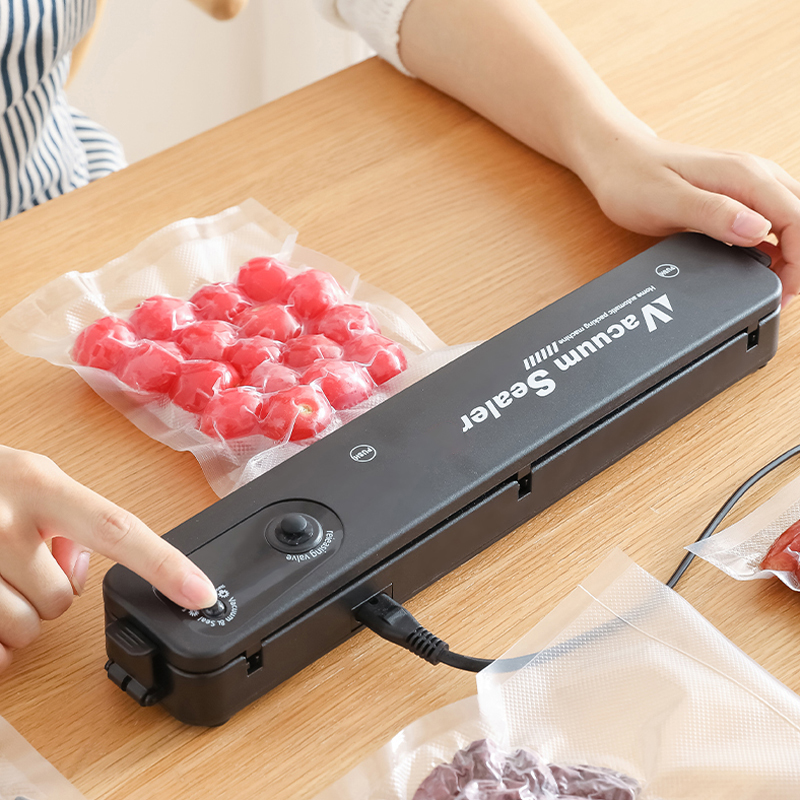 Zeelea Alat Vakum Makanan Vacuum Sealer Packaging Machine with Bag - TK-001
