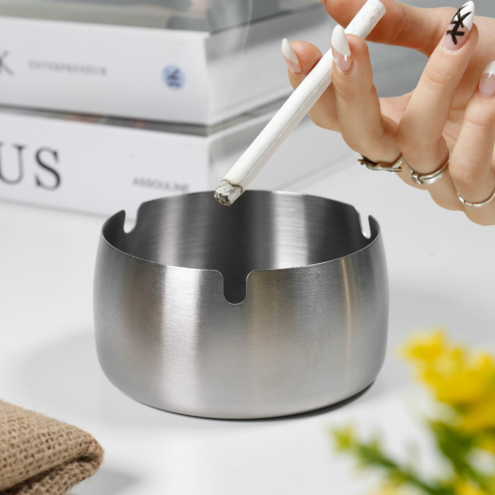 Firetric Asbak Rokok Cigar Tempat Abu Rokok Ashtray Ash Stainless - JL92