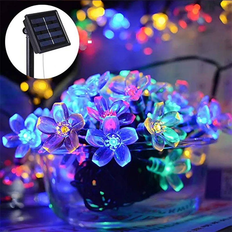 YUSHILED Lampu Hias String Lights 50 LED 7M with Solar Panel - M072
