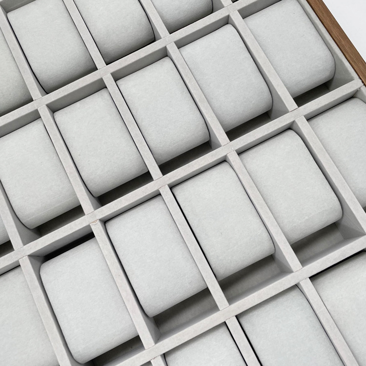 LuWei Kotak Penyimpanan Jam Tangan Storage Organizer Watch Box 24 Grid - SKT60