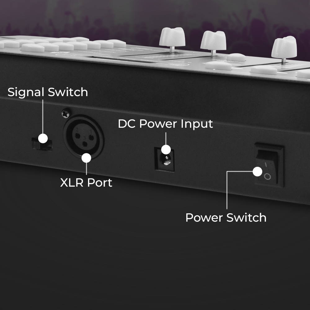 SHEHDS Mixer Lampu Stage Lighting Controller DMX Console DJ 192CH - SHE-DMX512