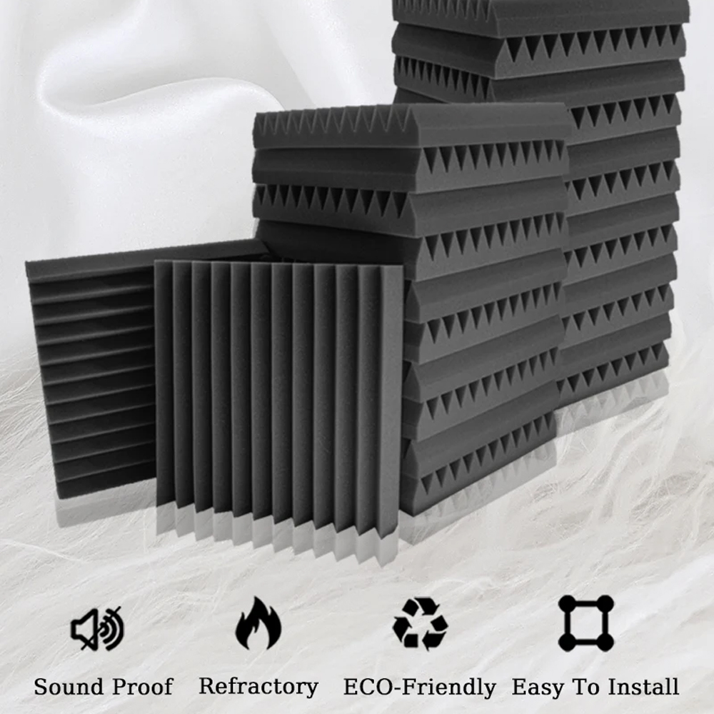 TOUO Busa Peredam Suara Zigzag Soundproof Foam 30x30x3.5cm 12 PCS - T14