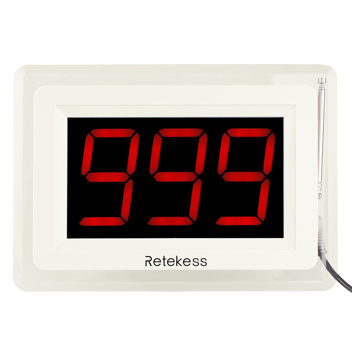 RETEKESS Wireless Calling Receiver System LED Mesin Antrian Speaker - T114