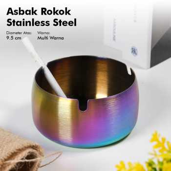 Firetric Asbak Rokok Cigar Tempat Abu Rokok Ashtray Ash Stainless - JL92