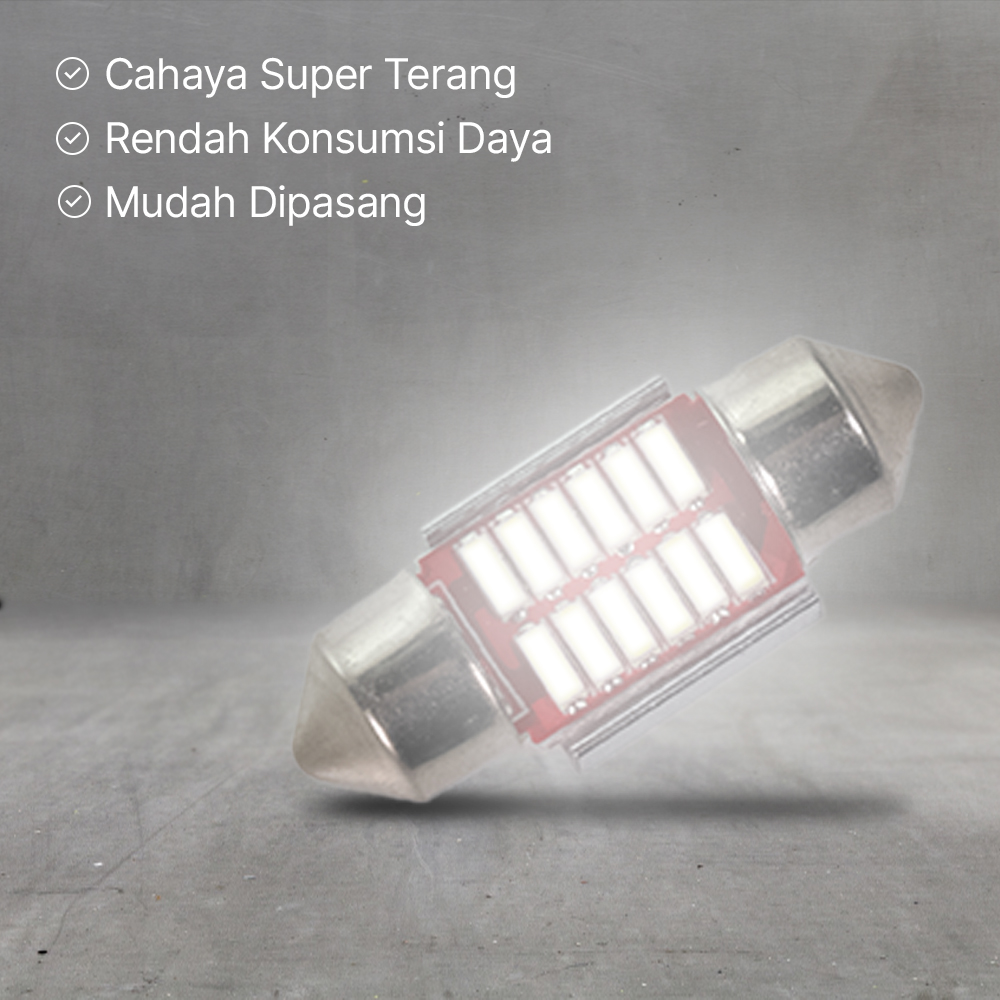 Lampu Interior Mobil Kabin Canbus 4014 Cool White 1 PCS