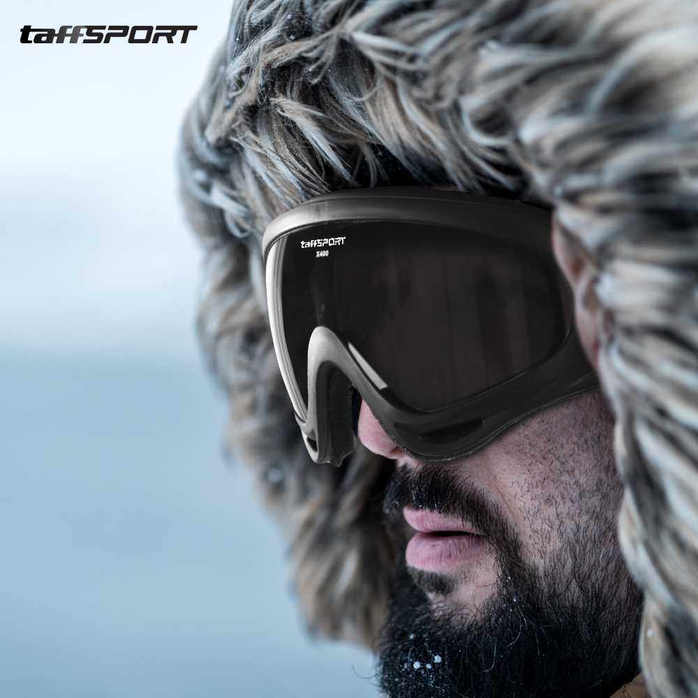 TaffSPORT Kacamata Helm Motor Goggles Ski Polarized UV400 Windproof - X400 - Gambar 5