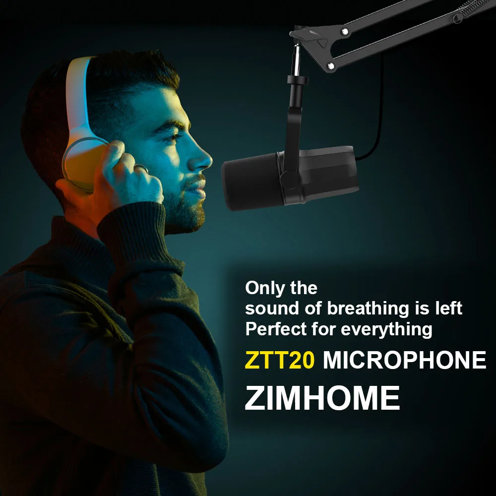 Zimhome Mikrofon Kondenser USB Condenser Microphone Noise Insulation - ZTT20