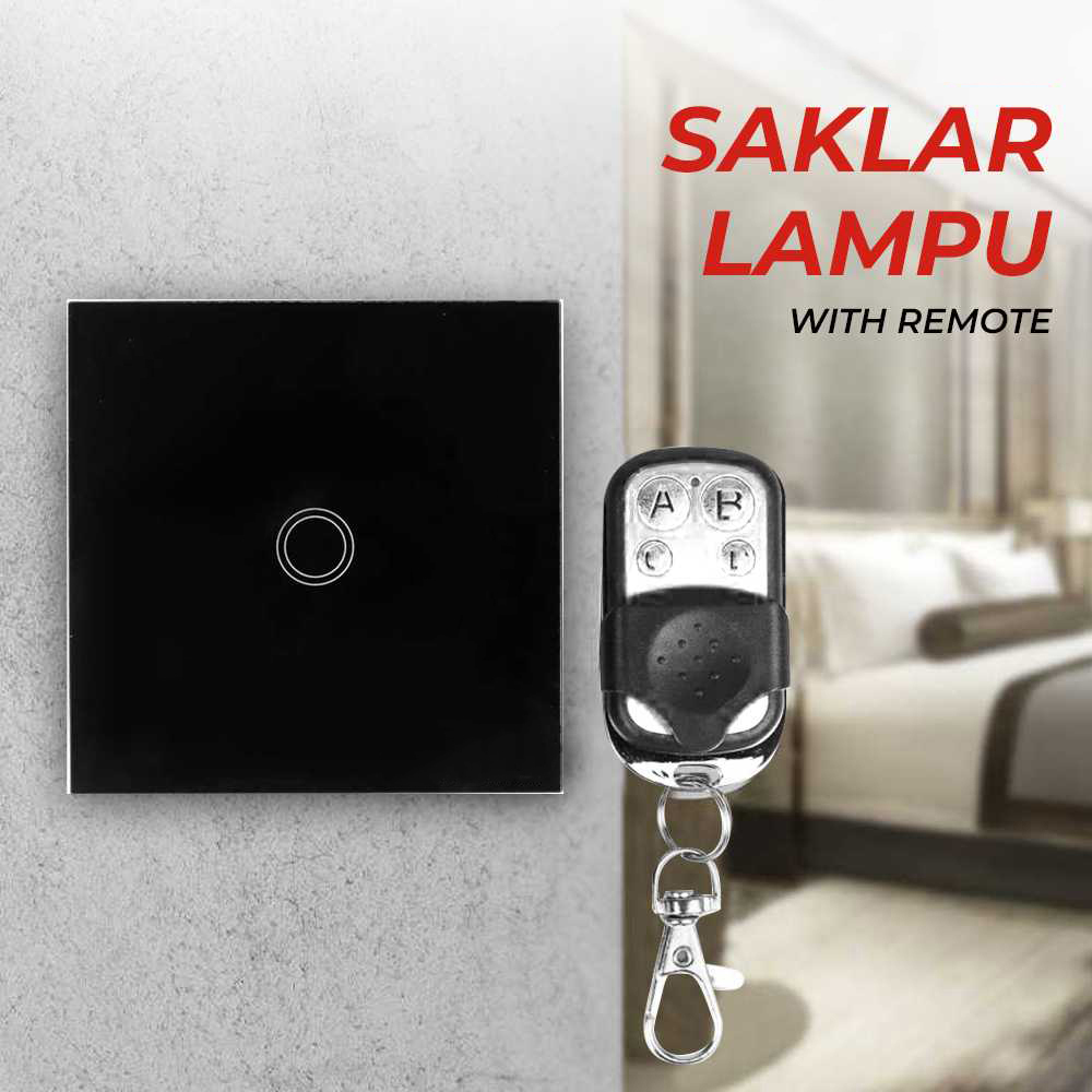 TaffHOME Saklar Lampu Luxury Touch LED with Remote - XJG-DH001