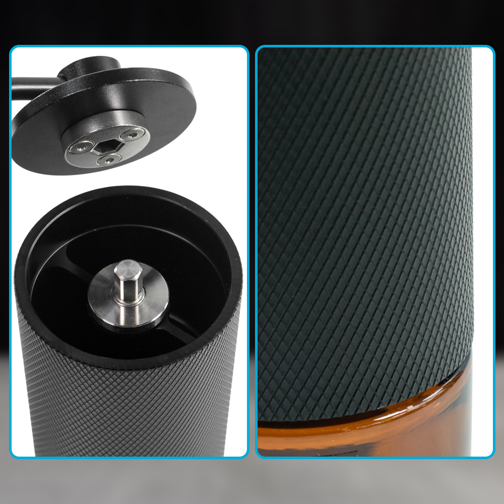 One Two Cups Alat Penggiling Kopi Manual Coffee Grinder Adjustable - KF-15
