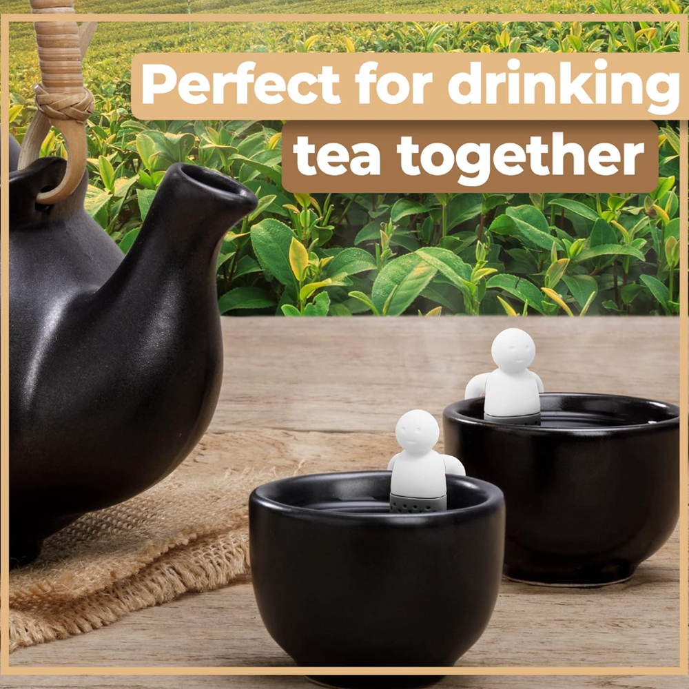 Mr. Tea Saringan Teh Tea Filter Infuser Strainer Chilling Man - MR03