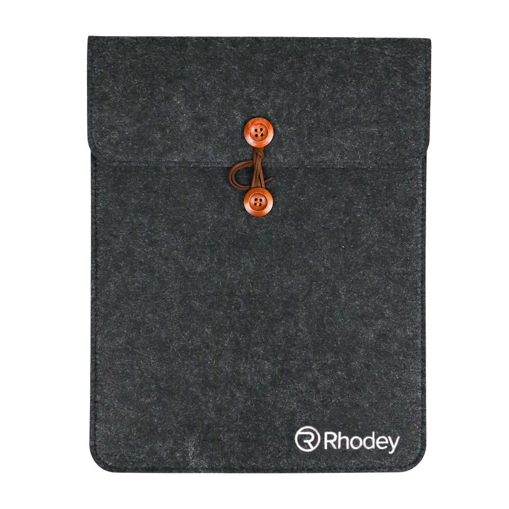 Rhodey Felt Button Style Sleeve Case Laptop Ultrabook - DA58