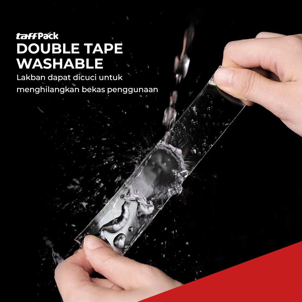 TaffPACK Double Tape Perekat No Trace Adhesive Washable Sticker - J007 - Gambar 3