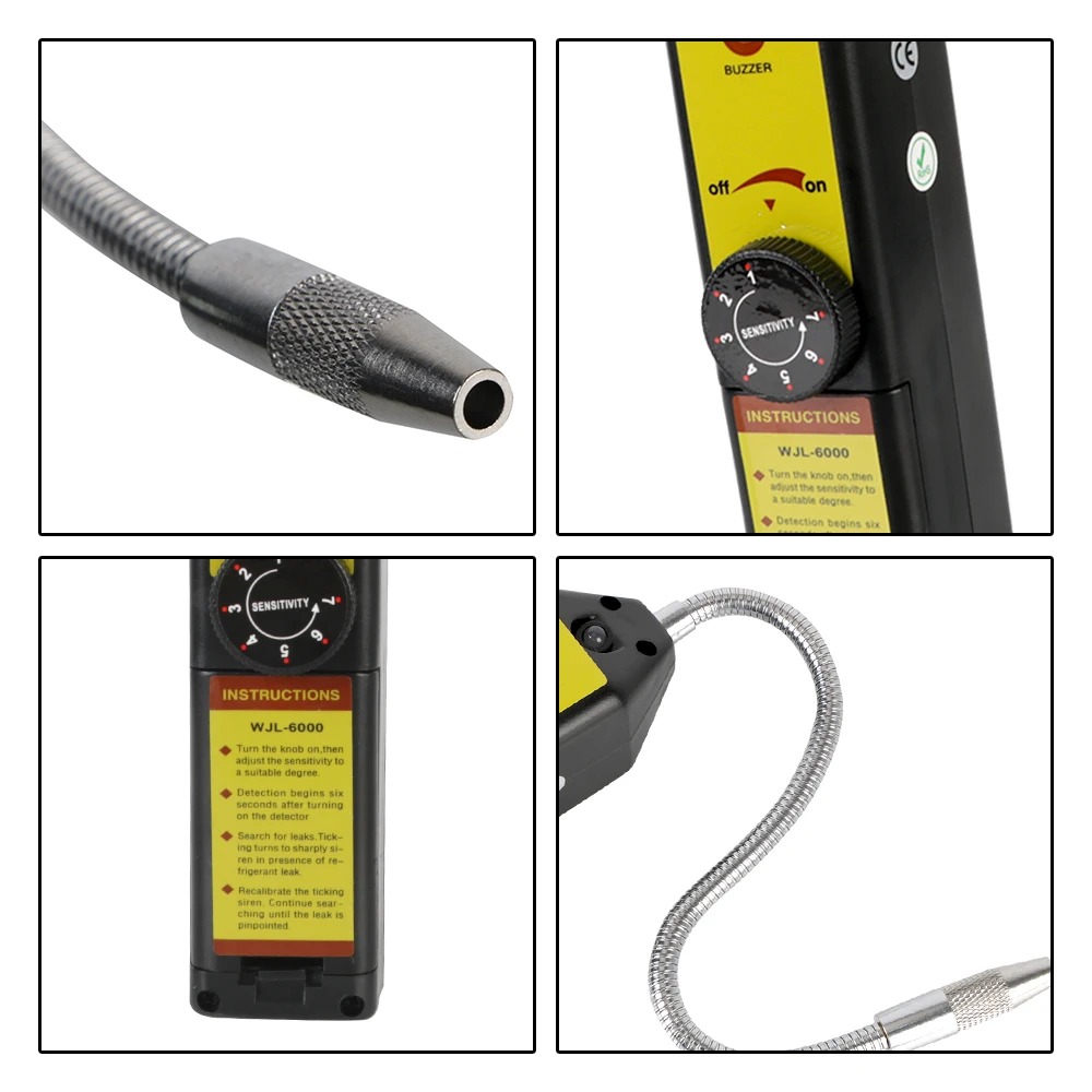 AINZIN Alat Deteksi Gas Bocor Halogen Leak Detector Adjustable - WJL-6000