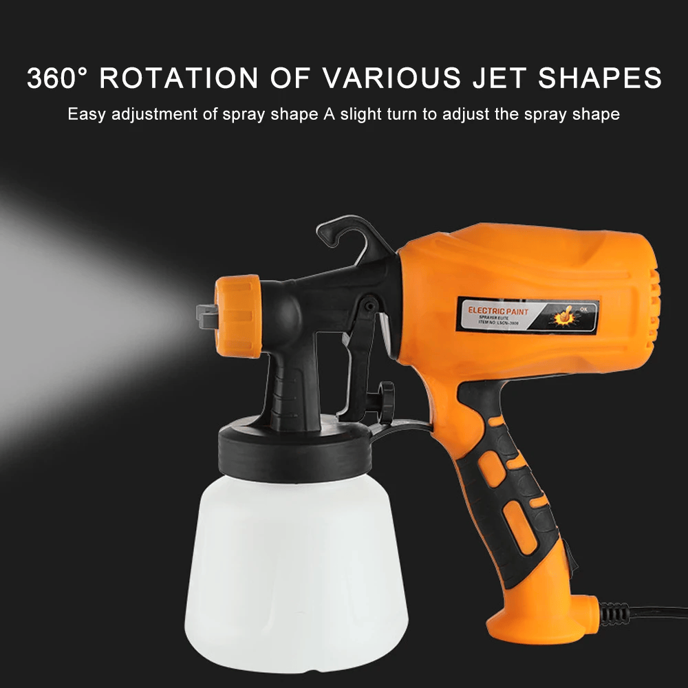 Aideepen Penyemprot Cat Electric Spray Gun Paint Sprayer 550W 900ml - LSCN-3000