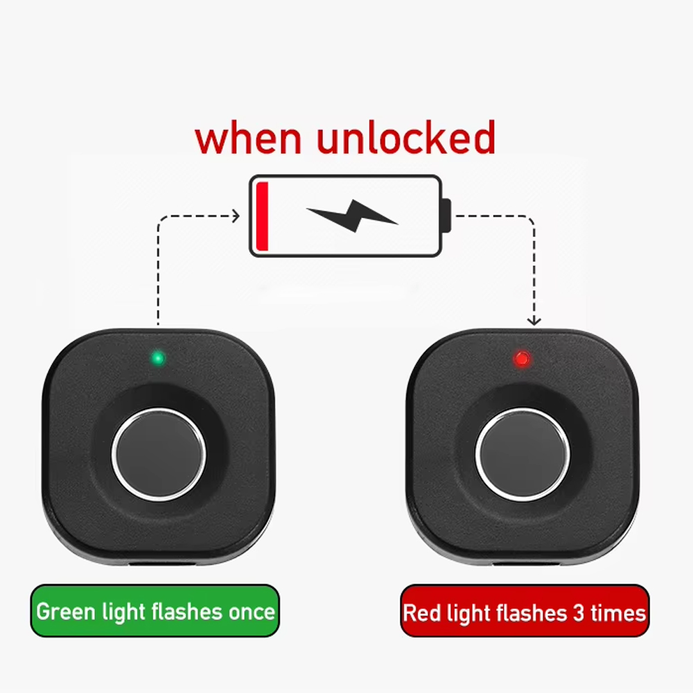 KAK Smart Lock Cabinet Locker Fingerprint Kunci Lemari Digital 10 Data - F040S-BF20